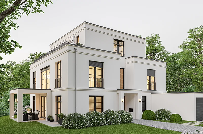 Architectural visualization. Single-family house. View_01