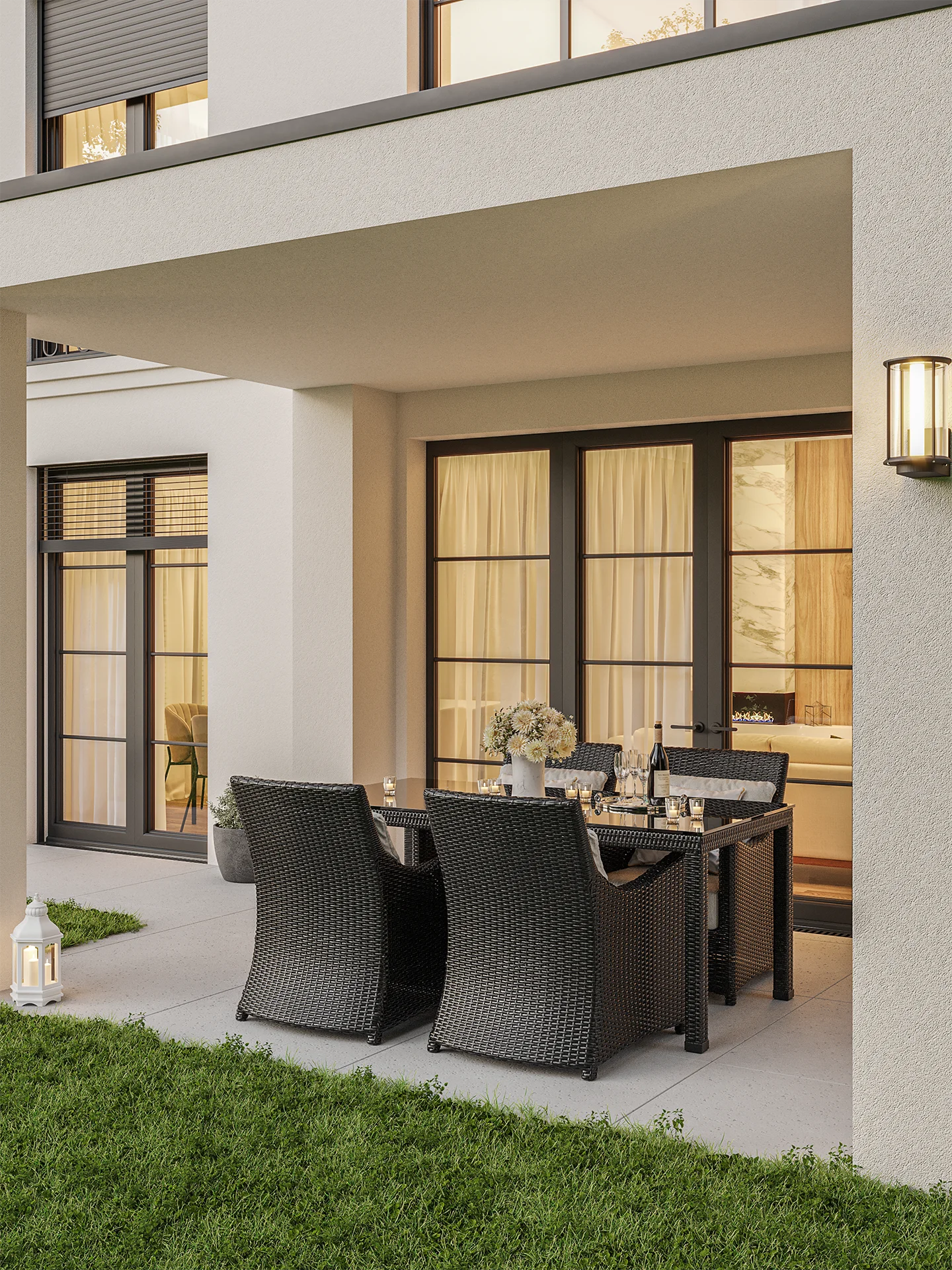 Exterior visualization. Villa D. Nußloch. View_03