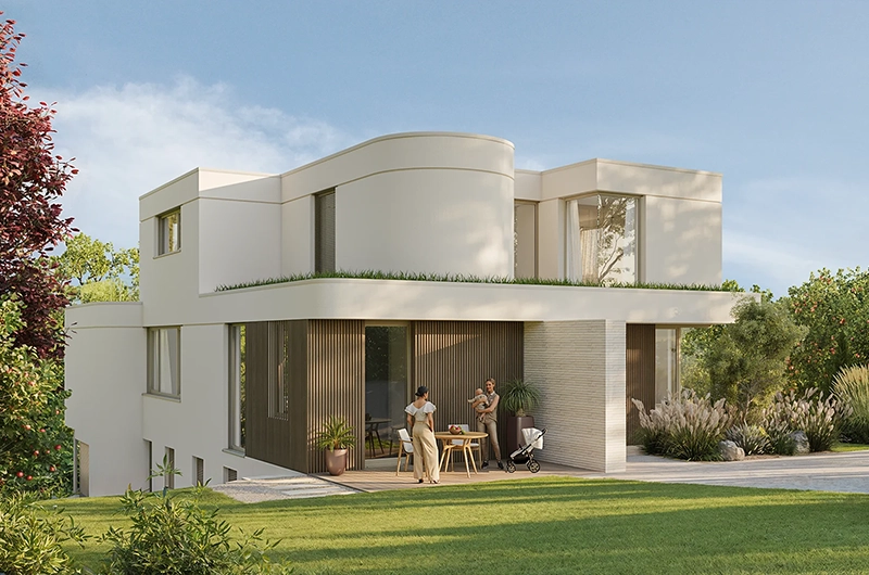 Architectural visualization. Single-family house. View_02