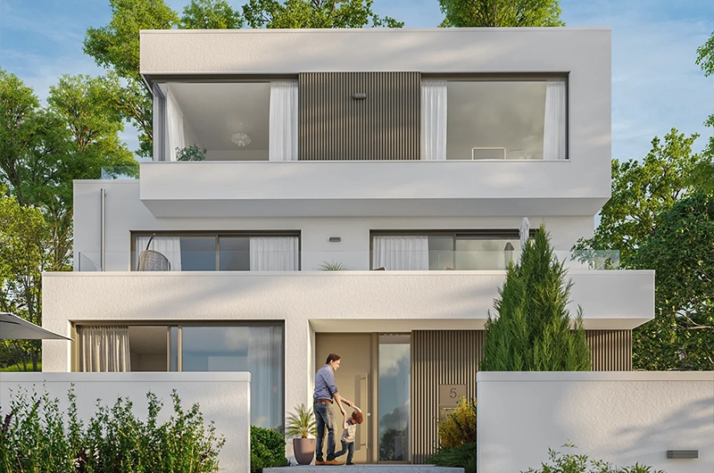 Architectural visualization. Single-family house. View_02