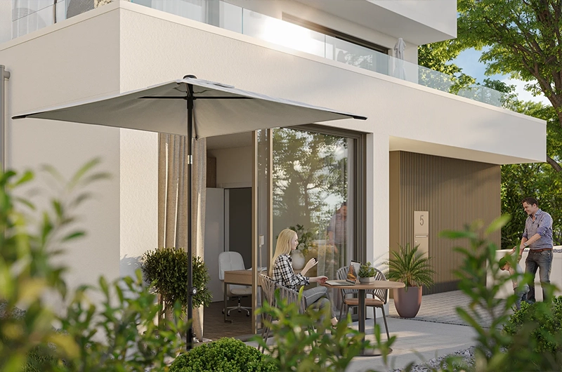 Architectural visualization. Single-family house. View_03